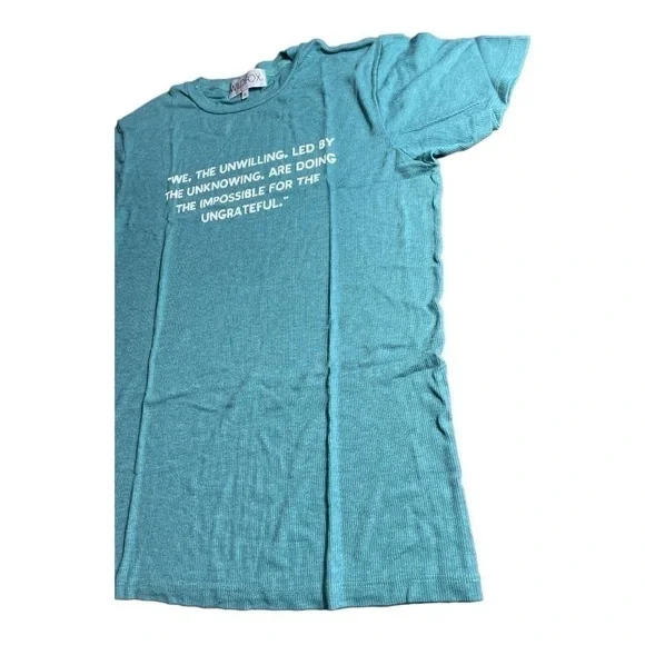 Wildfox We the Unwilling Boyfriend Tee green/white - Picture 5 of 13